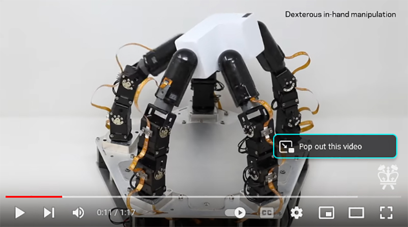 Highly Dexterous Robot Hand Can Operate In The Dark | DEMM Engineering ...